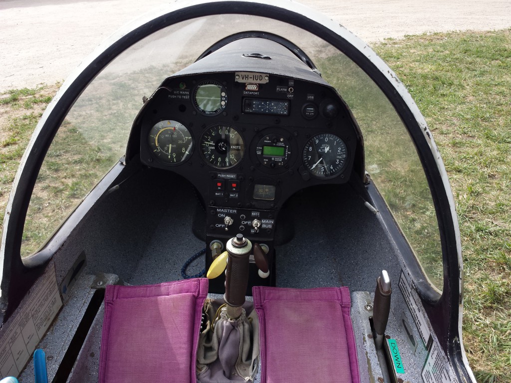 VH-IUD with new instrument panel